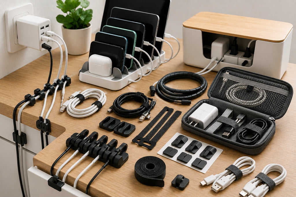 Best Accessories for Organizing Charging Cables at Home