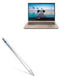 BoxWave Stylus Pen for Lenovo Yoga 730 (15 in), AccuPoint Active Stylus with Ultra Fine Tip, Metallic Silver