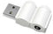 Headset Buddy Female 3.5mm TRRS Headphone Jack to Male USB-A Audio Adapter for MacBook, PC or Desktop Computers