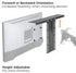 MDS12-2 Mount Plus All-In-One VESA Compatible Monitor Shelf for Device Organizer | Perfect for Online Meetings and Live
