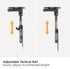 Mount Plus CM322 Flip Down TV and Monitor Roof Ceiling Mount, Fits 19 to 43 Inch Flat Screen, Height Adjustable, VESA