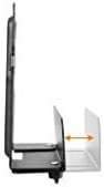 Mount Plus MP-06-02 Cable Box Mount, Modem Mount | Adjustable Wall Mount for Small and Wide Devices | Media Players, Cable Boxes, Modems, DVD Players | Game Console Such As PS3, PS4, Xbox One S (Wide)