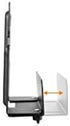 Mount Plus MP-06-02 Cable Box Mount, Modem Mount | Adjustable Wall Mount for Small and Wide Devices | Media Players, Cable Boxes, Modems, DVD Players | Game Console Such As PS3, PS4, Xbox One S (Wide)