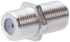 F81 F Female to Female Coupler F-Type Adapter Connector for RG6 Coax Cable, 10/20/30/50/100 Pack (50)