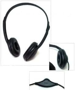 Soundnetic SNCCV Classroom Stereo Headphones with Leatherette Earpads, Black, Count of 10