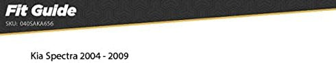Scosche 2005-Up Kia Spectra 5.25” or 6.5” Speaker Adapter for Front Doors (1 Pair) SAKA656, Black