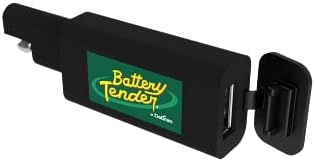 Battery Tender Ring Terminal Accessory Cable with USB Charger Adaptor for Motorcycles, Golf Carts, ATVs - Quick