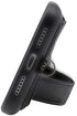 TOOVREN iPhone XR Wallet Case with Strap, Protective Cover with Stand, Adjustable Detachable Lanyard, Black