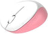 Impecca Pink Wireless Keyboard and Mouse Combo - Full-Sized Ergonomic Keyboard with Palm Rest, Spill Resistant