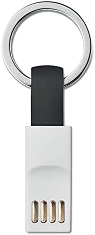 BoxWave Micro USB Keychain Charger Compatible with Plantronics Explorer 55 - Jet Black