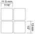 Vi and Vim Editor Keyboard Shortcut, 11.5 x 13 mm