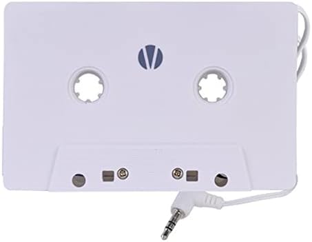 Vivitar Infinite Audio Cassette Tape Adapter for MP3 Players, White