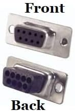 DIY Kit D-Sub Connector Crimp Unshielded Plastic Hood (DB9, Female)