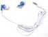100 Pack MP3 TFD Supplies Wholesale Bulk Earbuds Headphones for iPhone, Android, Player - Mixed Colors