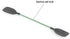 GPM 1:10 3Pc Set R/C Scale Accessories : Paddle For Canoe For Crawlers - Black