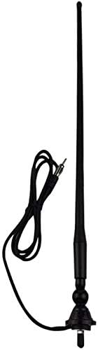 Herdio 3.0mm Waterproof Marine Radio Antenna Connector Rubber Duck Dipole Flexible Mast FM AM Antenna for Boat Car ATV
