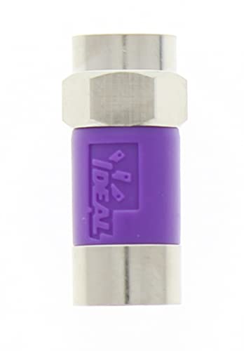 IDEAL Electrical 85-079 TLC RG-6 Quad F Tool-Less Compression Connector, 4 Connectors for Cable Installations
