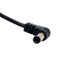 cablecc DC Power 5.5 x 2.1mm / 2.5mm Male to 5.5 2.1/2.5mm Male Plug Cable Right Angled 60cm