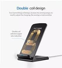 UrbanX Wireless Charger Stand, Qi-Certified for Motorola Moto Maxx, 10W Fast-Charging (No AC Adapter Included)