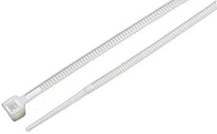 South Main Hardware 848103 1000-Pack 4 Inch Small Cable Ties, Natural, 18-Lb Test, 1000 Tie