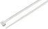 South Main Hardware 848103 1000-Pack 4 Inch Small Cable Ties, Natural, 18-Lb Test, 1000 Tie