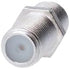 F81 F Female to Female Coupler F-Type Adapter Connector for RG6 Coax Cable, 10/20/30/50/100 Pack (50)