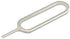 LIBAI-V 8 Sim Tray Slot Replacement Parts for iPhone Plus with Waterproof Rubber & Sim Ejector Tool + Cloth (Gold)