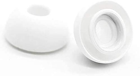 ALXCD 6 Pairs Ear Tips for AirPods Pro 2nd Gen, S/M/L Sizes Silicone Eartips Replacement, White