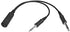 Helicopter U-174 Plug Aviation Headset to General Aviation Adapter Cable
