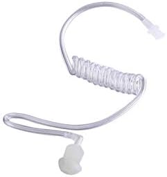 Walkie Talkie 2 Pin Earpiece/Headset with Transparent Acoustic Tube, Compatible with Kenwood Retevis RT22, Baofeng UV-5R