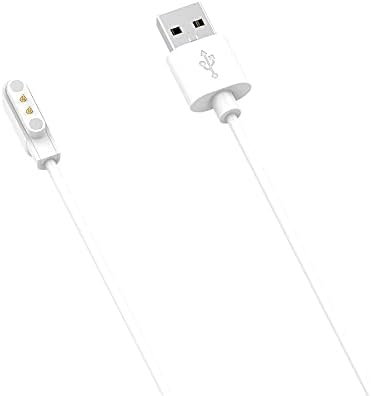 Compatible SKG V7 Pro Smart Watch Charger, 2 Pin Magnetic USB Replacement Charging for SKG V7-2, V7, V7 Pro, V7 Cyber,