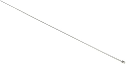 uxcell 20 Inches Stainless Steel Cable Zip Ties, Multi-Purpose Metal Exhaust Wrap, 20pcs