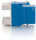 C2G 03796 Cat5e RJ45 Unshielded Keystone Jack, Blue