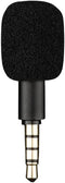 Bwexxt Black 4 Pole Mini Portable Microphone Jack 3.5mm Aux 4 Pole/ 3