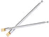 Lhazemu Antenna,37cm 14.6" 4-Sections 4pcs AM FM Radio Universal Length Stainless Steel Radio Antenna for AM FM Radio