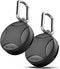 Encased Waterproof Airtag Case Compatible with Apple Airtag Keychain Holder, Black (2)