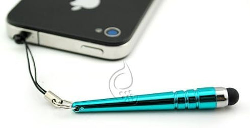 TCD 10 Colorful Long Mini Baseball Stylus Pens for Universal Capacitive Touch Screens