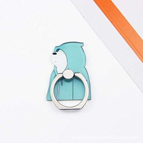 4-Pcs Cute Phone Ring Holder Stand, Bear Panda Mobile Phone Stand Holder, 360 Rotation Finger Ring Grip Mount for