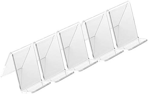5 Pack Clear Show Rack Display Holder Mount Stand for Mobile Cell Phone iPhone Display Stands