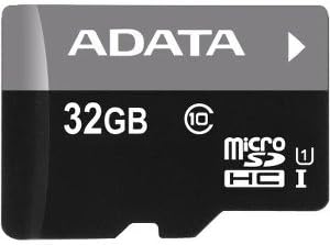 ADATA Premier 32GB UHS-I Class10 MicroSDHC Memory Card with Adapter for Smartphones, Tablets,