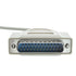 AYA DB9 (9-Pin) Female to DB25 (25-Pin) Male Serial Null Modem Cable (10 Ft)
