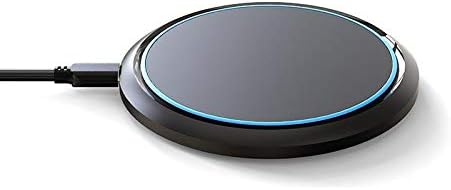 BoxWave Charger Compatible with ZTE Axon 10 Pro - SwiftCharge PowerDisc Wireless Charger (15W) with Wireless Chargers