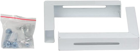 XuYelora 44 lbs(Color:White) Projector Screen Wall Mount L-Brackets, Adjustable Extension with Hook Universal Projector