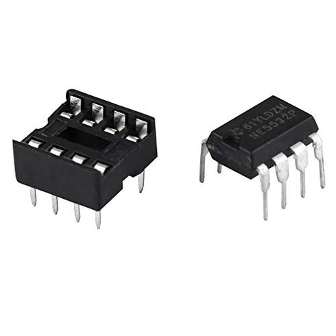 NE5532 Amplifier Kit, Stereo Preamplifier Volume Control Board with Treble Midrange and Bass Tone Controls DIY Kit