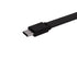 Monoprice 6 Feet Flat USB Type-C to Type-A 3.2 Gen1 Charge and Sync Cable - 5Gbps, 3 Amp, Reversible, Black