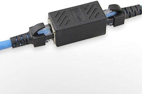 2Pcs RJ45 Coupler Connector, Cat6A Network LAN Ethernet Cable Extension Adapter for Cat7/Cat6a/Cat5e