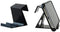 Airplane Cell Phone Back of Seat Inflight Tray Table Clip & Sturdy Phone Stand, Travel Must Have (Black 2 Pack)