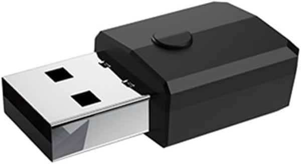 USB Bluetooth 5.0 Transmitter Receiver, 4-in-1 Mini Wireless Audio Adapter for TV PC Headphones Speakers