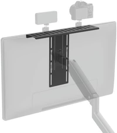 Mount Plus MDS12-2 All-In-One VESA Compatible Monitor Shelf for Device Organizer |