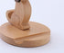 Cell Phone Tablet Wooden Stand Dock Holder, Non-Slip Organizer Charger Station for Desk, Room, Office, Kitchen (Dog)